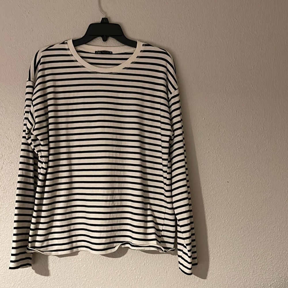 Zara striped shirt | m |
